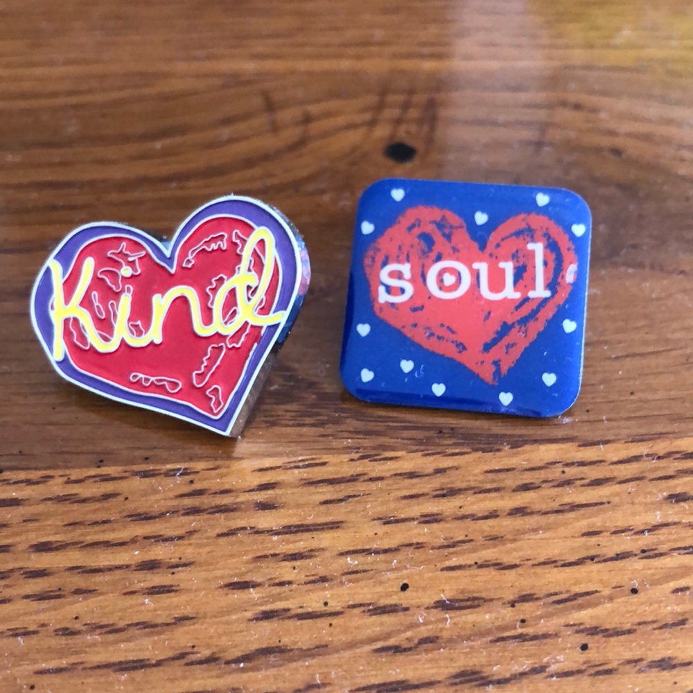 Penzey’s Spice Co. “Kind” & “Soul” metal pins